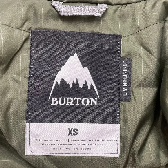 Burton Men's Ski/Snowboard Covert Insulated Thermolite Jacket in Bog Heather - Picture 2 of 15